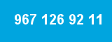 967 126 92 11 967 126 92 11